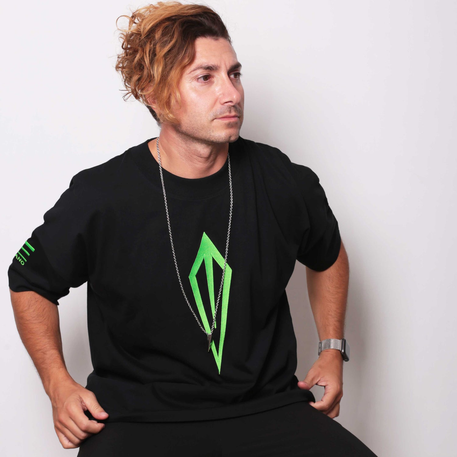 T-Shirt Premium Elevate Milano con logo Blade Verde