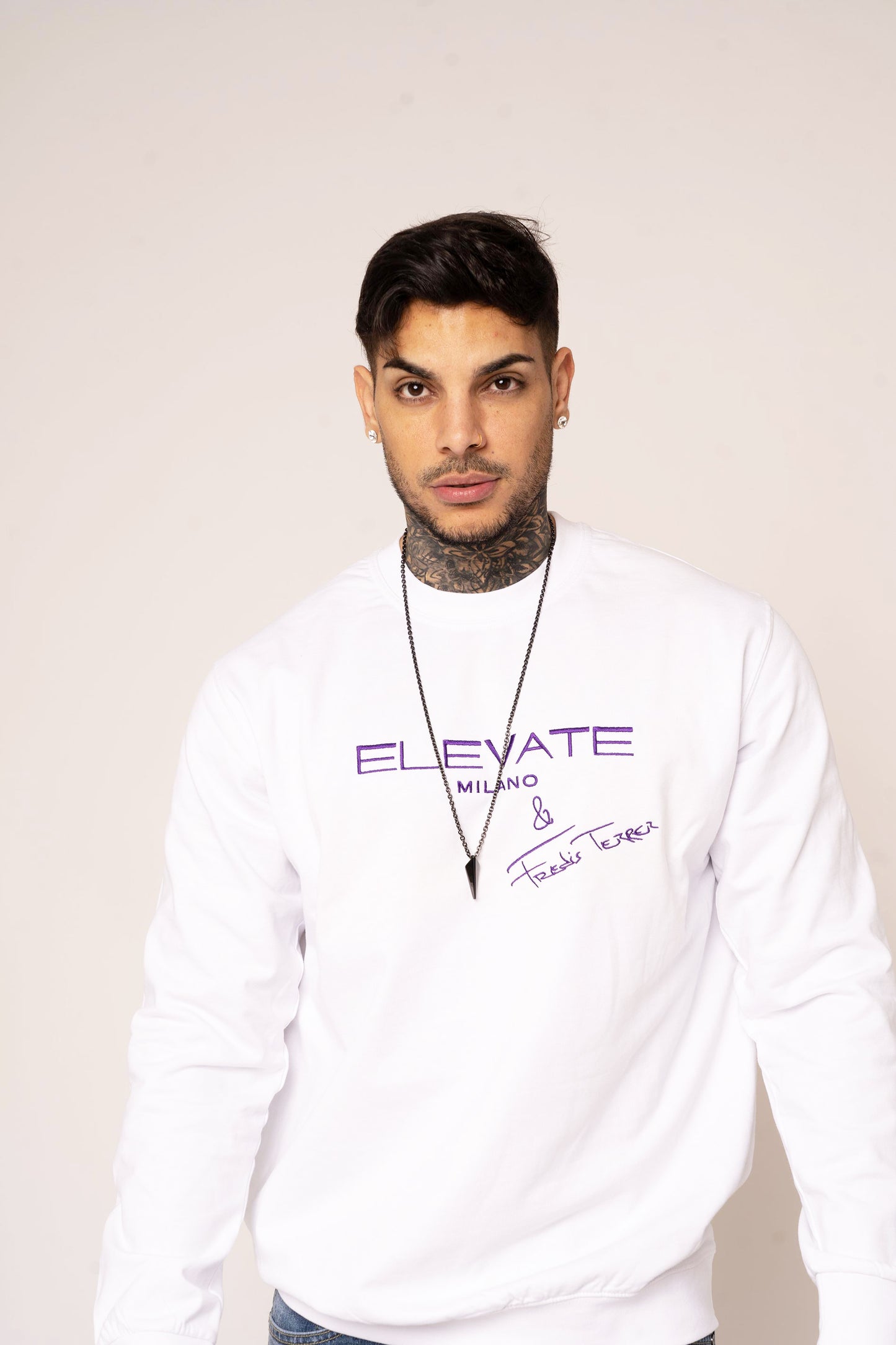 Felpa uomo logo Elevate & Fredis Terrer